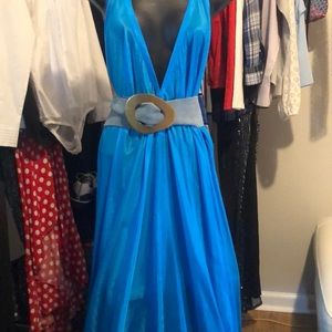 Aqua Maxi Gown – Colors of Fashion, NWT